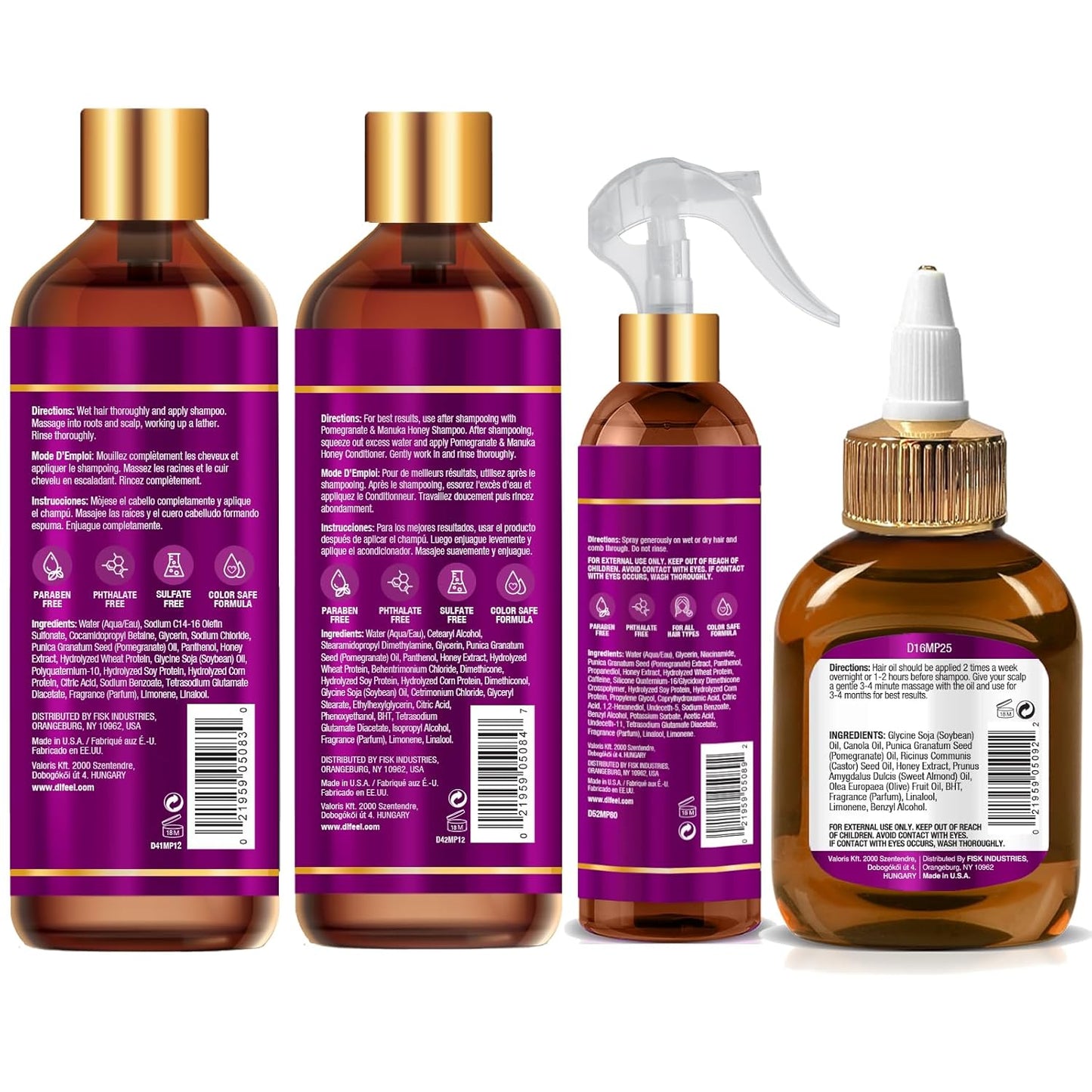 Difeel | Gamme Réparatrice Grenade & Miel de Manuka