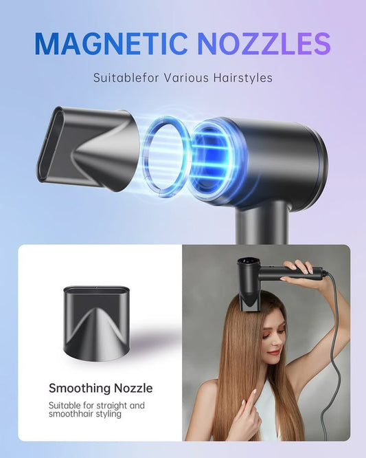 Sèche-Cheveux Professionnel | Technologie Ionique & Design Ergonomique